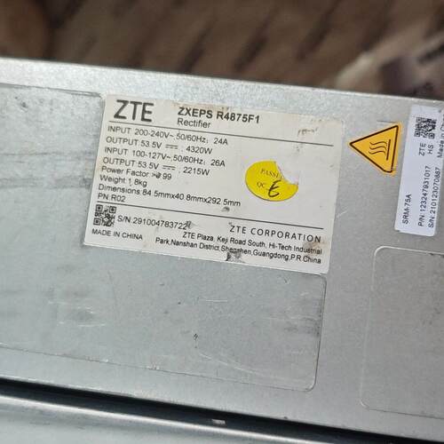 ZXD3000 R4850F1 R4875F1 中兴整流电源模块议价维修