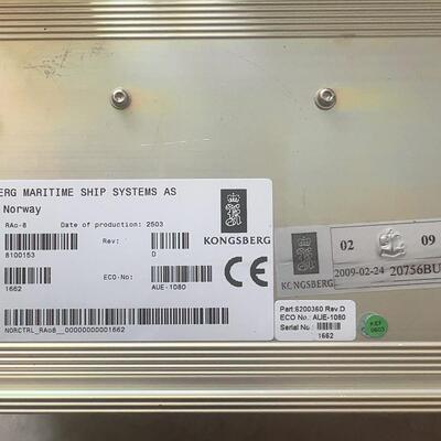 8100153 RAo-8 KONGSBERG模块 船舶自动化控制系统配件议价维修