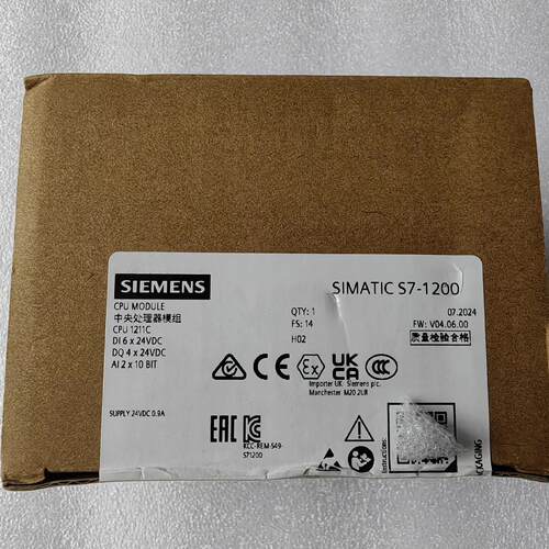 6ES7 211-1AE4 PLC中央处理器 S7-1200系列CPU模块议价维修