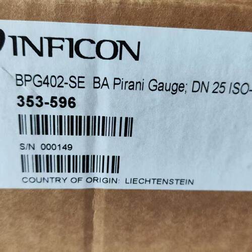 BPG402-SE 353-596 INFICON英福康 BA皮拉尼真空计议价维修