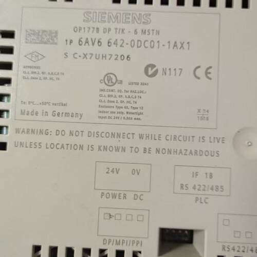 6AV6 642-0DC01-1AX1 触摸屏 OP177B DP工控人机界面议价维修