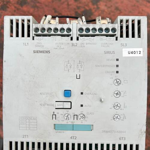 3RW4073-6BB44 软启动器 75kw 工控自动化配件议价维修