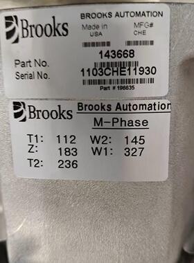 1103CHE11930 M-Phase Brooks机械手 工业自动化设备议价维修