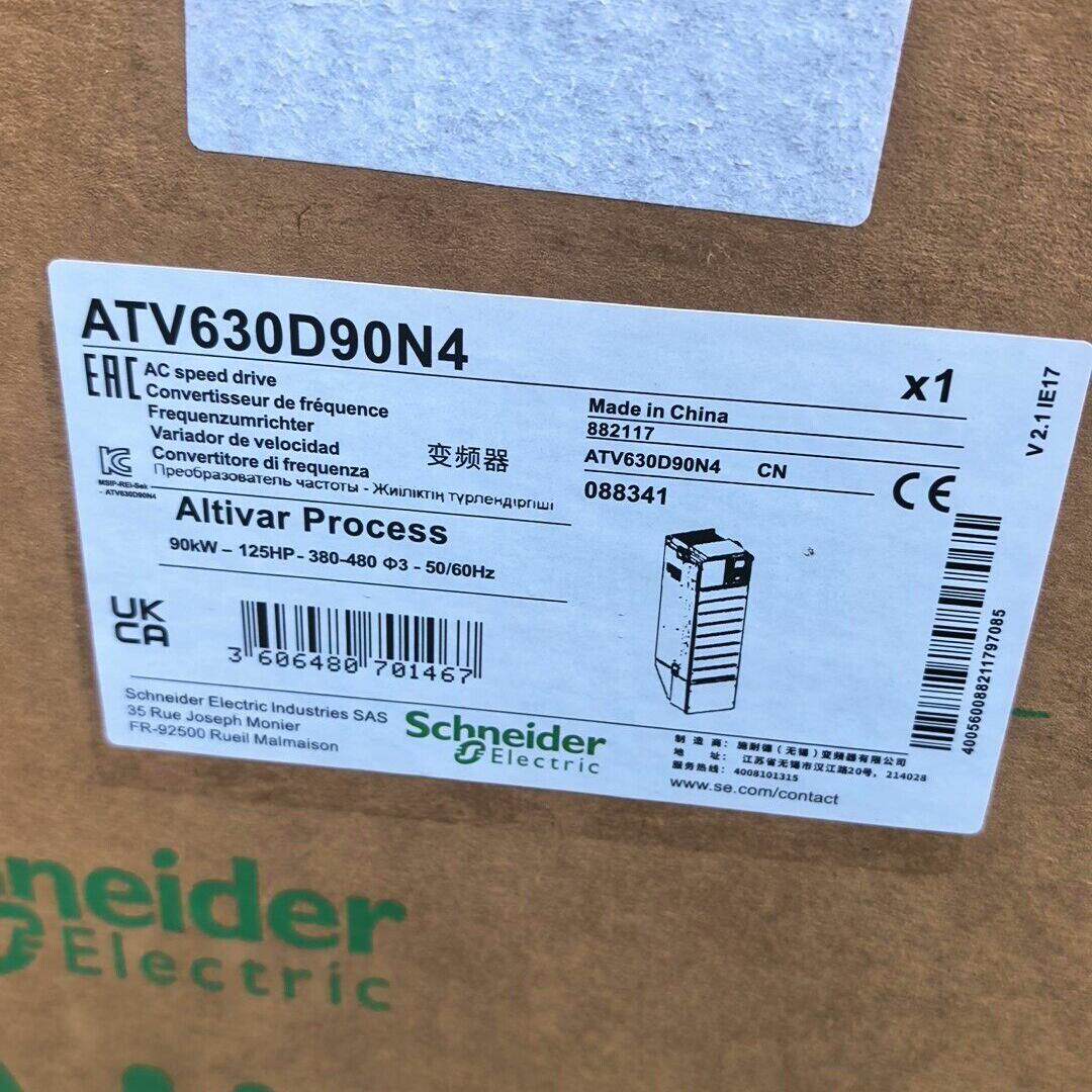 ATV630D90N4 变频器 90KW 380-480V 交流调速驱动议价维修