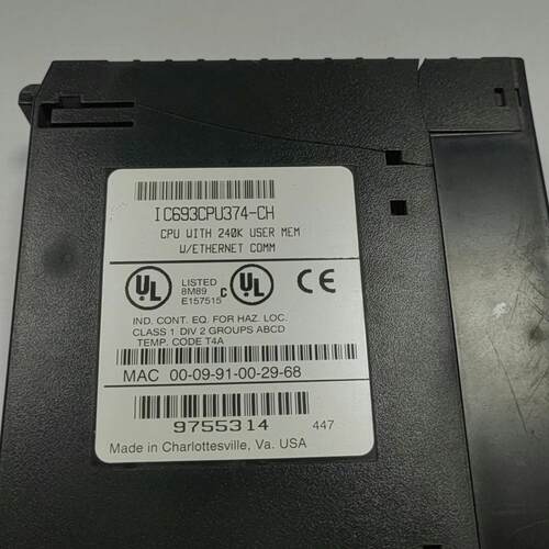 IC693CPU374-CH GE发那科 CPU模块 工控自动化配件议价维修