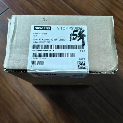 6EP3436-8SB00-0AY0 电源模块 SITOP PSU8200 DC24V 20A议价维修