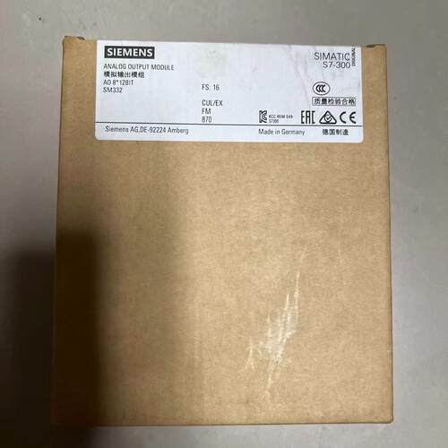 S7-300 SM332 模拟输模块 AO 8*12BIT 工控模块议价维修