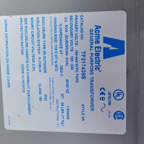 TF217439S ACME 变压器 隔离牛 通用工业变控器议价维修