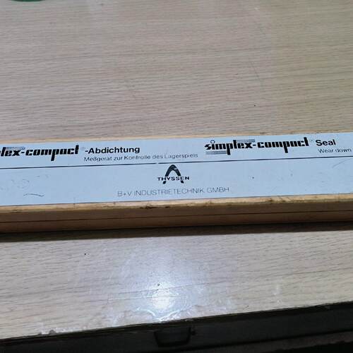 simplex-compact Thyssen蒂森 测深尺 工业间隙检测量具议价维修