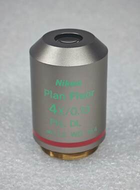 Plan Fluor 4X/0.13 PhL DL Nikon显微镜物镜 实验室器材议价维修