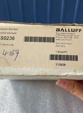 议价德国巴鲁夫BALLUFF原装电感式接近开关BES0236，型维修