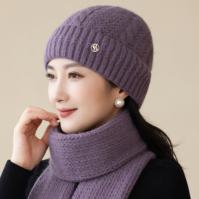 中老年人帽子女冬季妈妈保暖针织帽奶奶老太太冬天加绒厚兔毛线帽,服饰配件/皮带/帽子/围巾,帽子,淘宝优惠券,粉丝福利购,淘宝优惠卷