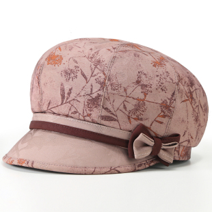 中老年人帽子女春夏天妈妈鸭舌帽老人奶奶薄款 老太太帽 布帽春秋季