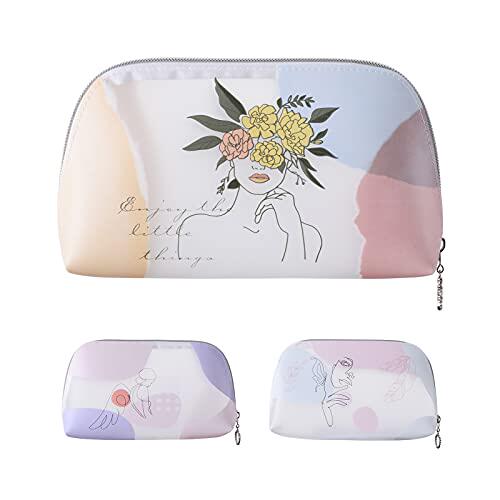 makeup bag zipper pouch travel cosmetic organizer for women