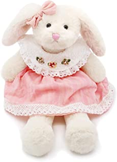 oits-cute small soft stuffed animal bunny rabbit plush toy f