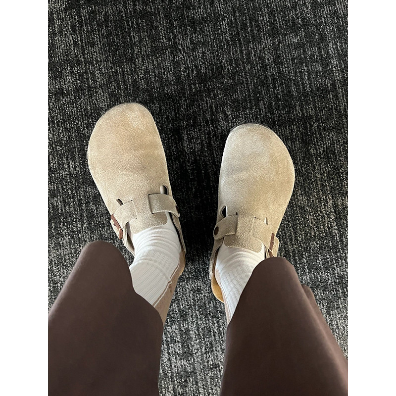 勃肯鞋女厚底沙滩软木底豆豆鞋一脚蹬懒人包头半拖复古博肯鞋单鞋,女鞋,勃肯鞋/软木鞋,淘宝优惠券,粉丝福利购,淘宝优惠卷