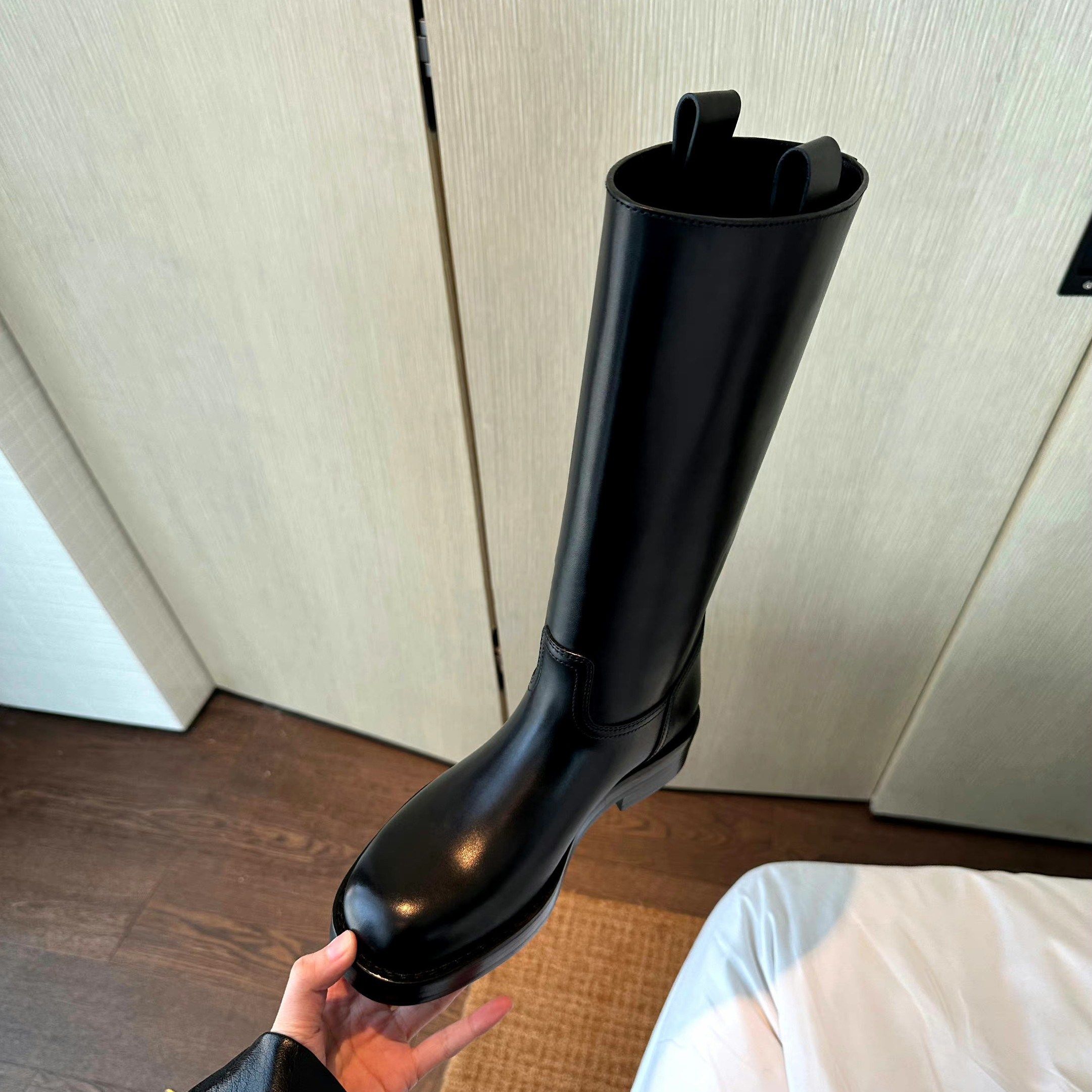 2026秋冬新款圆头不过膝高筒靴显瘦增高显腿直厚底骑士靴女长筒靴,女鞋,骑士靴,淘宝优惠券,粉丝福利购,淘宝优惠卷