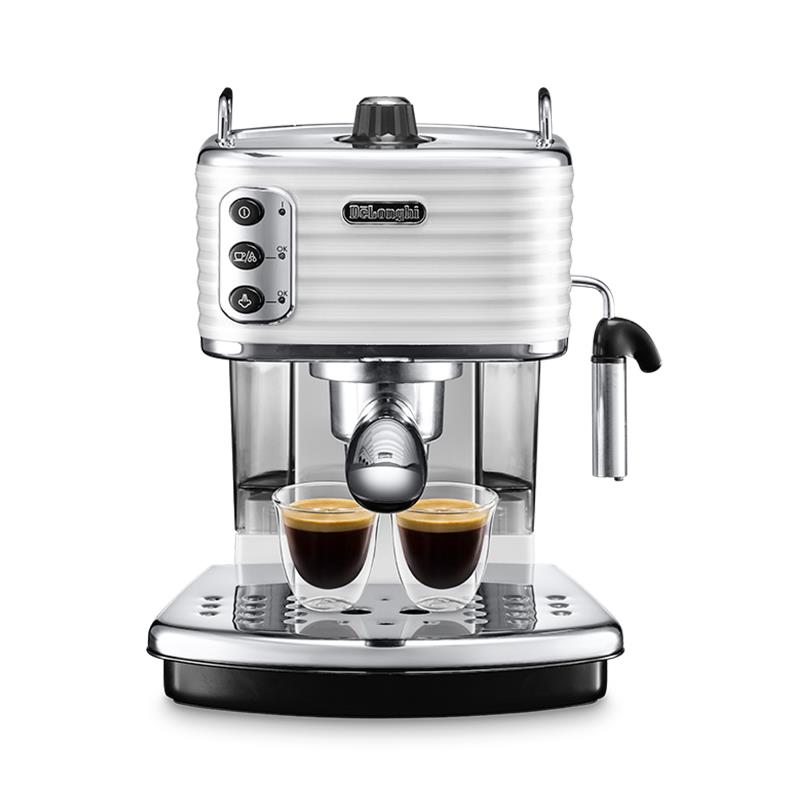 delonghi/迪朗奇ECZ351.W咖啡机半自动泵压意式家用礼品奶泡小型