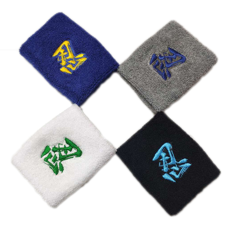 刺绣毛巾跑步健身篮球擦汗护腕套