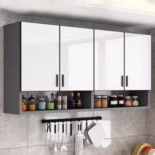 铝合金厨房吊柜阳台墙壁柜卫生间浴室收纳柜全铝挂柜多功能储物柜