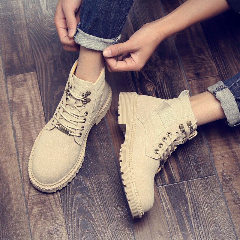 summer Riding boots ventilation British style Chaopai Frock shoes Versatile Retro Gaobang Men's Shoes suede Bootsin the Men's Shoes, Boots  category - from Buy2taobao.com to provide professional Taobao agent buy service