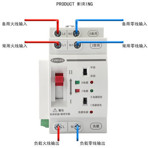 毫秒级切换双电源ZJMNFU自动转换