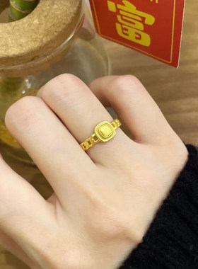古流金岁月小面包戒子小方糖戒指