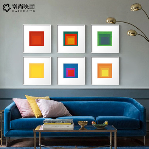 抽象工业风装饰画客厅
