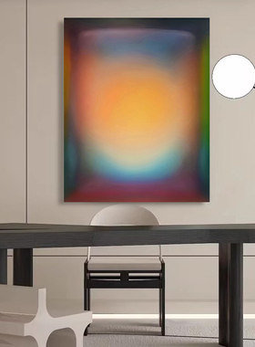 Gioele Amaro渐变色抽象艺术装饰画高级感入户玄关酒店餐厅壁挂画