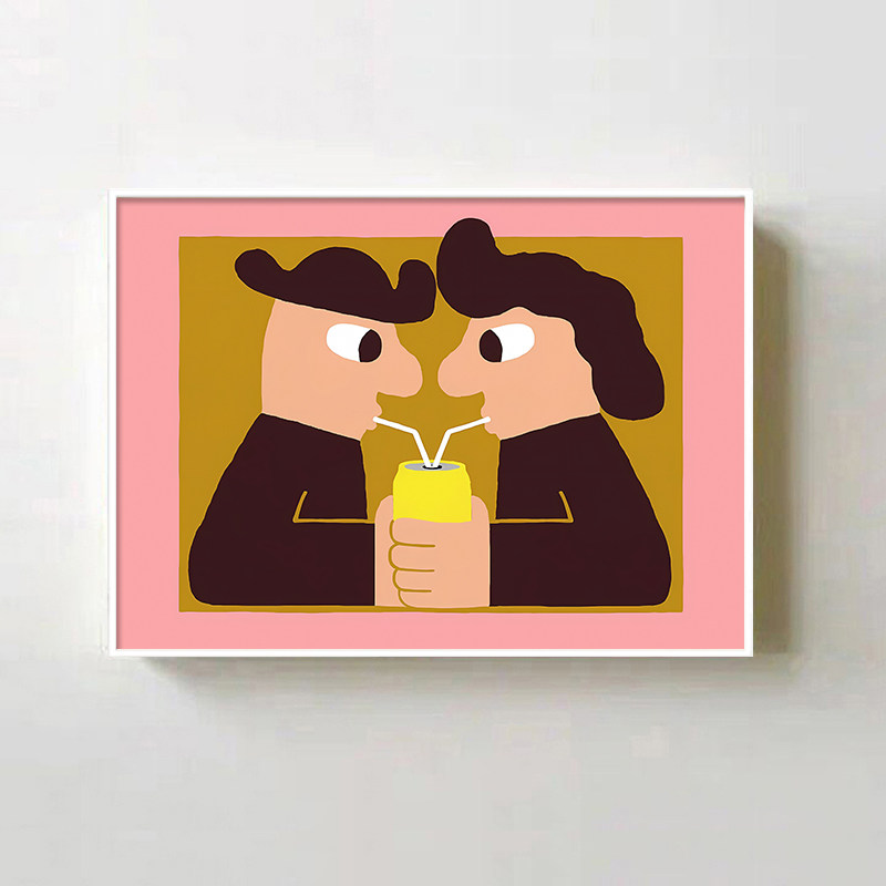 Mikkeller 米奇乐创意个性趣味装饰画现代客餐厅卧室小众艺术挂画