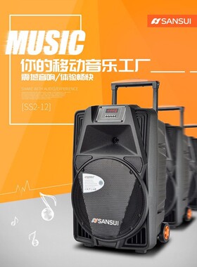 山水ss2-12户外广场舞无线蓝牙音