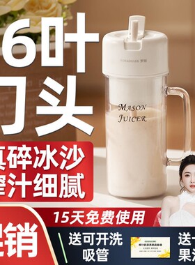 罗娅榨汁机16叶刀头500ml家用小