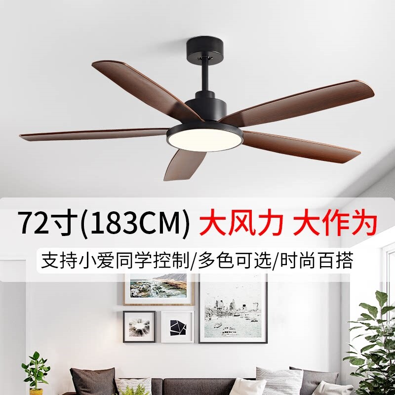 2025新款客厅风扇灯家用吊顶带电