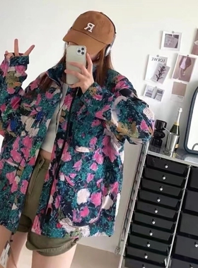 大卫SS22 Week 16可拆卸工装连帽长袖夹克外套男女同款百搭宽松型