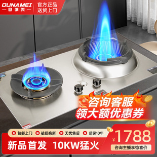 家宴霸王灶10KW猛火灶家用商用燃气灶双灶天然气液化气煤气不锈钢