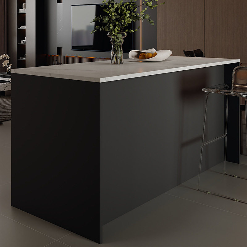 客厅岛台意式轻奢极简隔断餐桌实木带储物柜落地式岛台岩板台面,住宅家具,岛台,淘宝优惠券,粉丝福利购,淘宝优惠卷