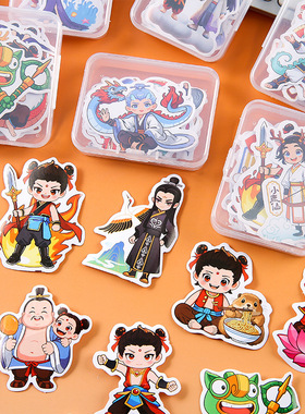 卡通盒装奖励贴纸创意趣味文字贴画幼儿园小学生鼓励贴纸礼物