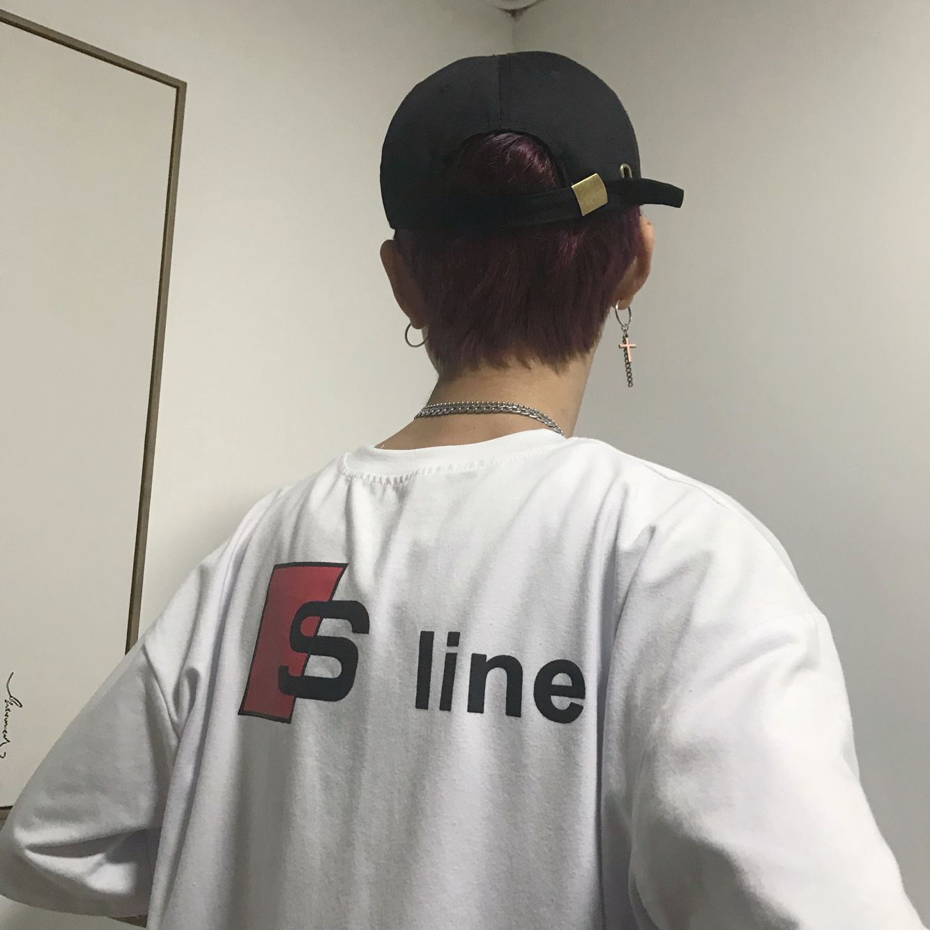 18ss 韓國INS同款超火字母印花寬松街頭BF潮人情侶男女短袖T恤tee