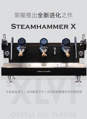 XLVI STEAMHAMMER X 双头三头半自动意式商用咖啡机原装进口X系列