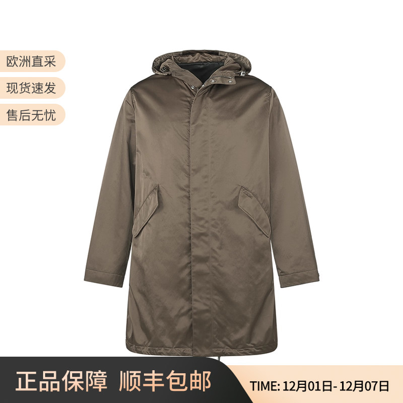 迪奥男士宽松版连帽大衣男装外套