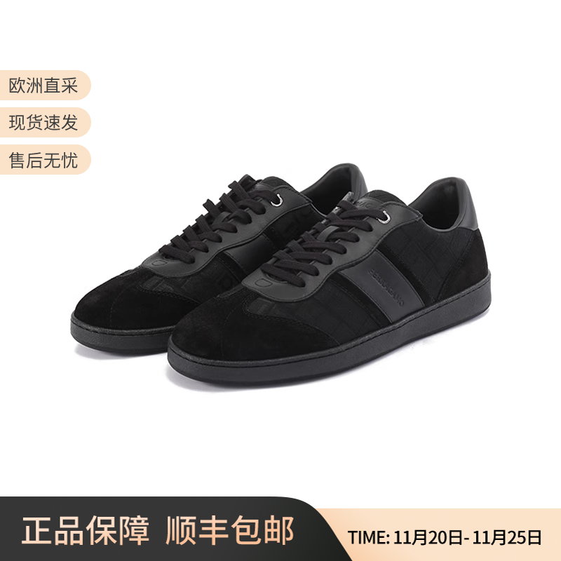 菲拉格慕男士低帮板鞋休闲运动鞋