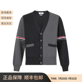 Y3007 Thom Browne汤姆布朗男士 棉质条纹针织开衫 TB毛衣MKC310F