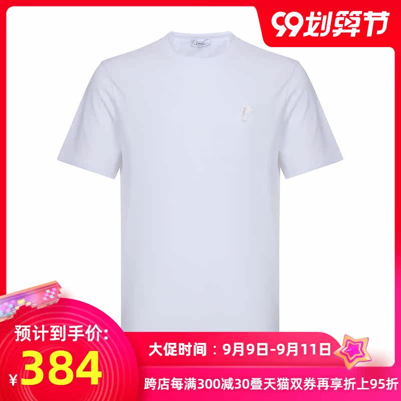 VERSACE COLLECTION 范思哲 男士棉质短袖T恤 V800683R VJ00180