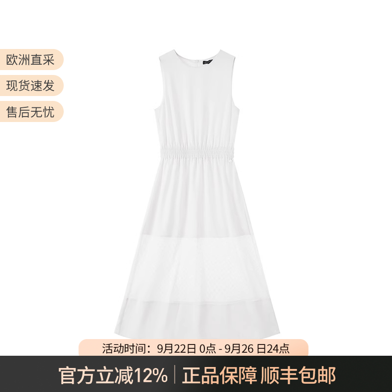 AX阿玛尼女士无袖长款连衣裙