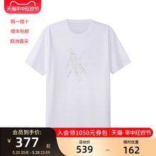 3LZTNC 阿玛尼AX 男士 男装 T恤LOGO图案 ZJ9AZ 棉质圆领短袖