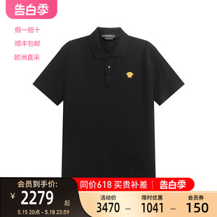 VERSACE POLO衫 版 短袖 棉质修身 1008492 范思哲 1A06071 男士