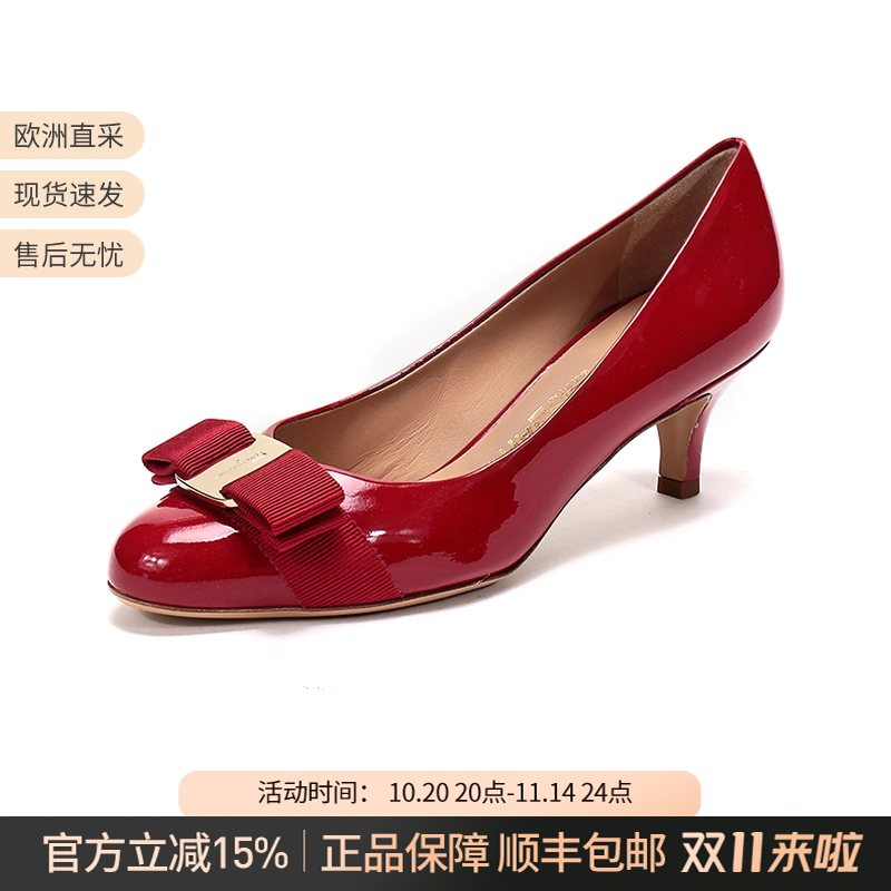 FERRAGAMO高跟鞋拉格女士漆皮