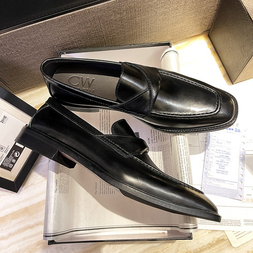 卡诺威士乐福鞋男真皮