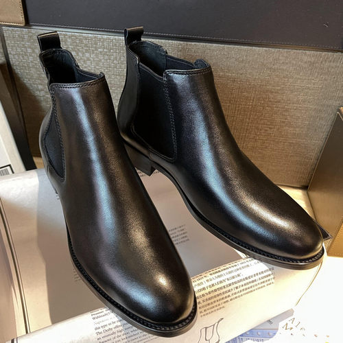 卡诺威士切尔西靴英伦