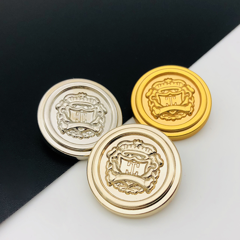 英伦风男女制服扣子西装外套金色